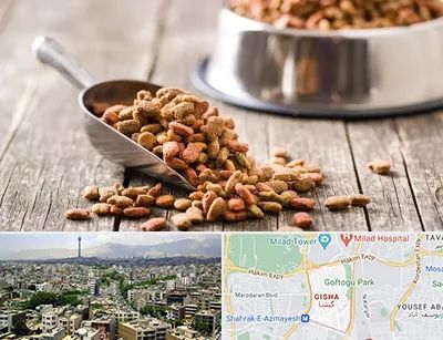 فروشگاه غذای حیوانات خانگی در گیشا