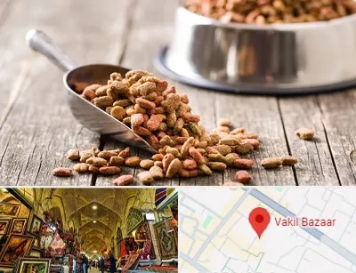 فروشگاه غذای حیوانات خانگی در بازار وکیل شیراز