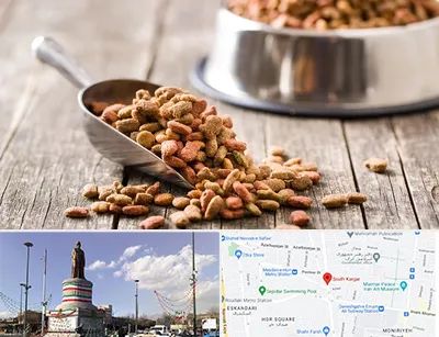 فروشگاه غذای حیوانات خانگی در کارگر جنوبی