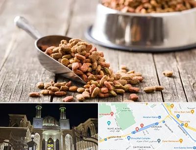 فروشگاه غذای حیوانات خانگی در زرگری شیراز