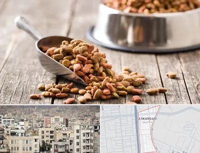 فروشگاه غذای حیوانات خانگی در اسکندری