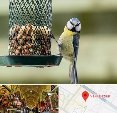 فروشگاه غذای پرندگان در بازار وکیل شیراز