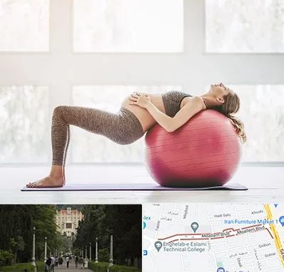 کلاس ورزش بارداری در بلوار معلم رشت