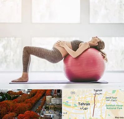 کلاس ورزش بارداری در ولیعصر