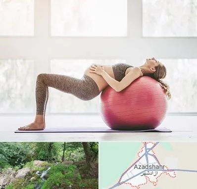 کلاس ورزش بارداری در آزادشهر