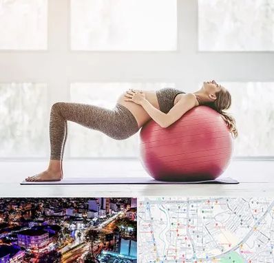 کلاس ورزش بارداری در منظریه رشت