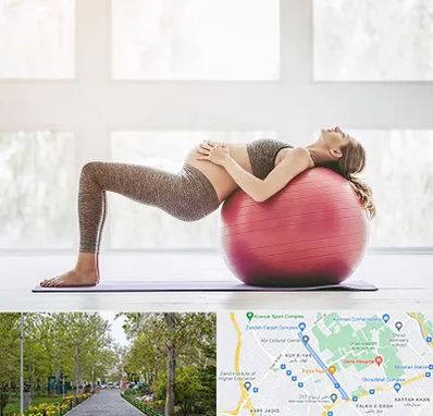 کلاس ورزش بارداری در قدوسی غربی شیراز