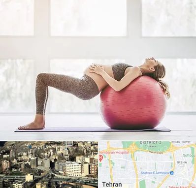 کلاس ورزش بارداری در مرزداران 