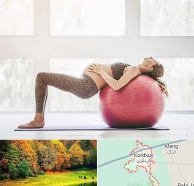 کلاس ورزش بارداری در کردکوی