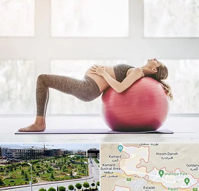 کلاس ورزش بارداری در پردیس