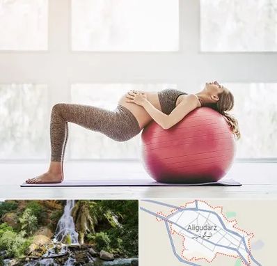 کلاس ورزش بارداری در الیگودرز