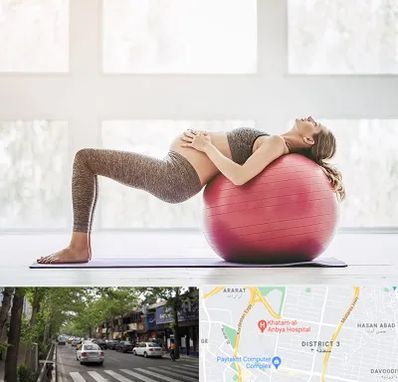 کلاس ورزش بارداری در ظفر 
