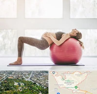 کلاس ورزش بارداری در شهرکرد