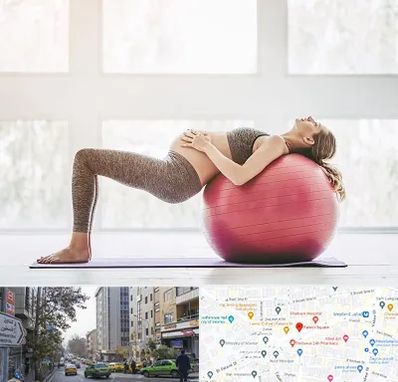 کلاس ورزش بارداری در فاطمی