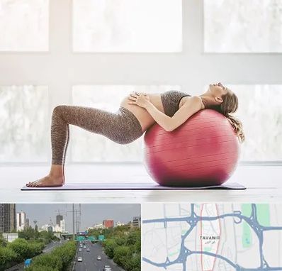 کلاس ورزش بارداری در توانیر