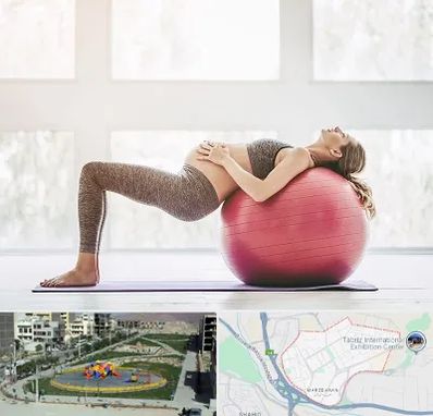 کلاس ورزش بارداری در مرزداران تبریز