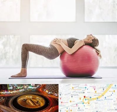 کلاس ورزش بارداری در میدان ولیعصر