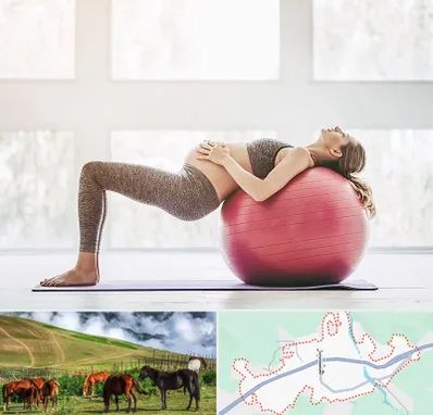 کلاس ورزش بارداری در تالش