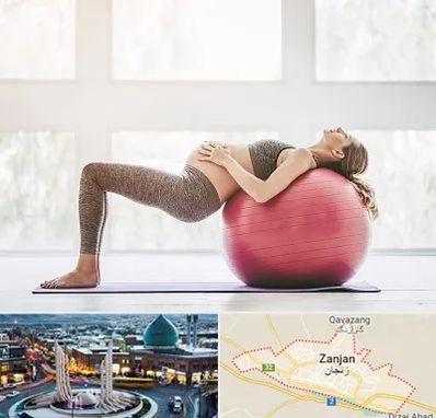 کلاس ورزش بارداری در زنجان