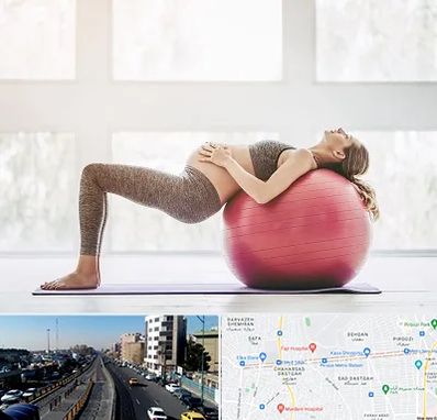 کلاس ورزش بارداری در پیروزی