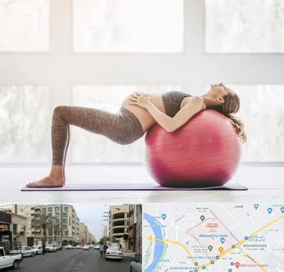 کلاس ورزش بارداری در زیتون کارمندی اهواز