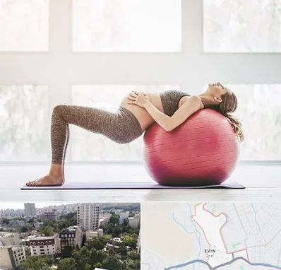 کلاس ورزش بارداری در اوین