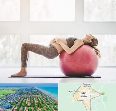 کلاس ورزش بارداری در ساری