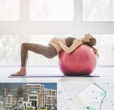 کلاس ورزش بارداری در طلاب مشهد