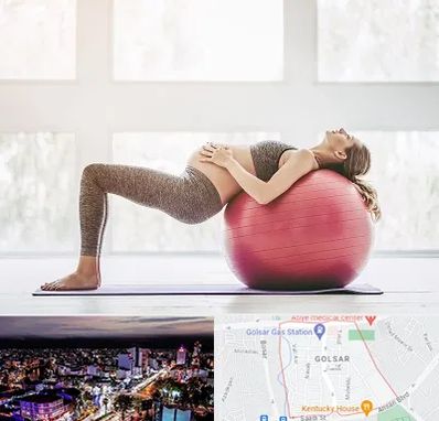 کلاس ورزش بارداری در گلسار رشت