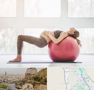 کلاس ورزش بارداری در فرهنگ شهر شیراز