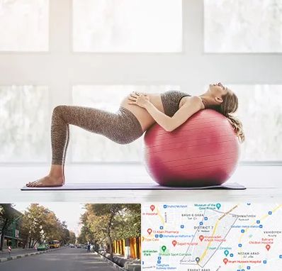 کلاس ورزش بارداری در شریعتی