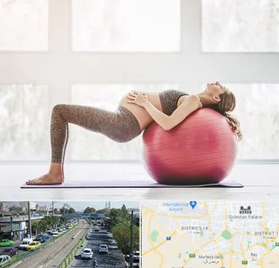 کلاس ورزش بارداری در جنوب تهران