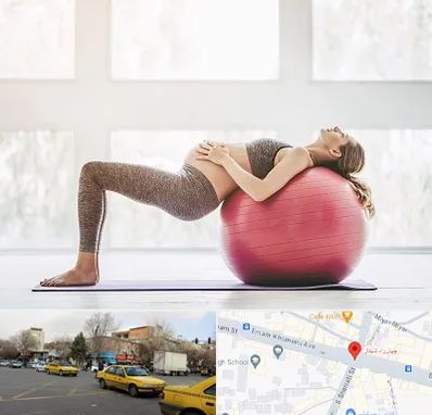 کلاس ورزش بارداری در شهناز تبریز