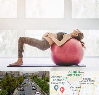 کلاس ورزش بارداری در شهران 