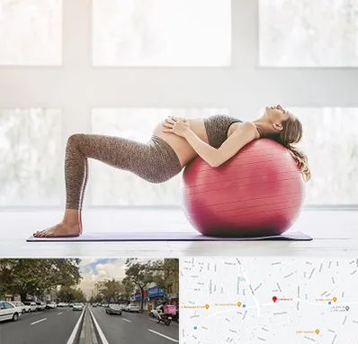 کلاس ورزش بارداری در دولت