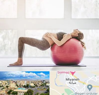 کلاس ورزش بارداری در میانه