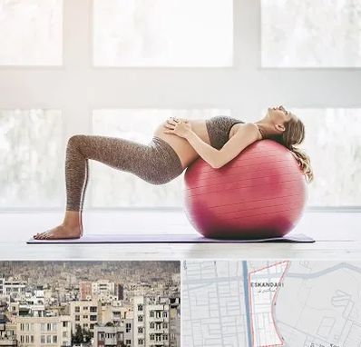 کلاس ورزش بارداری در اسکندری