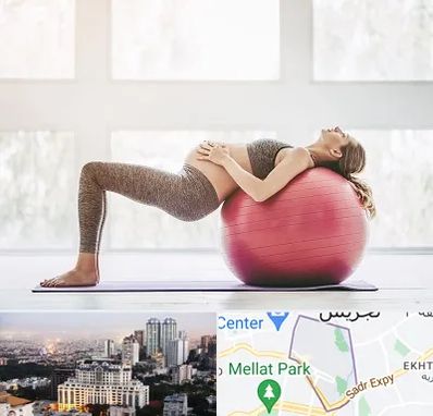 کلاس ورزش بارداری در الهیه 