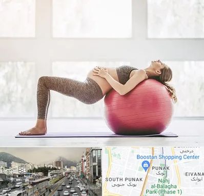 کلاس ورزش بارداری در پونک 