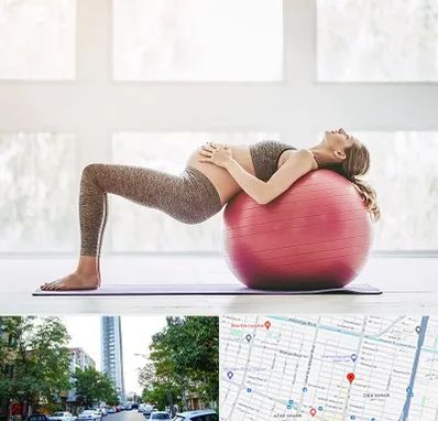 کلاس ورزش بارداری در امامت مشهد