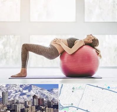 کلاس ورزش بارداری در ازگل