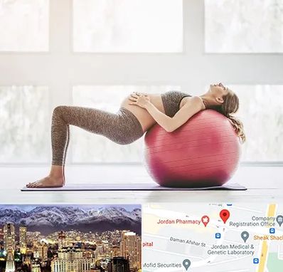 کلاس ورزش بارداری در جردن