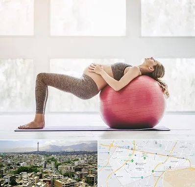 کلاس ورزش بارداری در منطقه 8 تهران