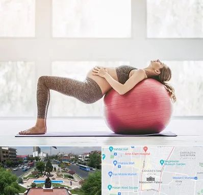 کلاس ورزش بارداری در بهارستان 