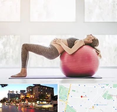 کلاس ورزش بارداری در بلوار سجاد مشهد
