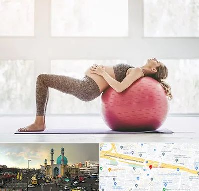 کلاس ورزش بارداری در رسالت