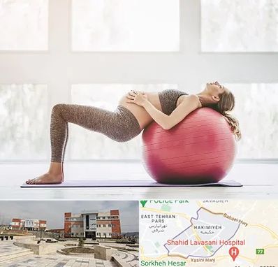 کلاس ورزش بارداری در حکیمیه