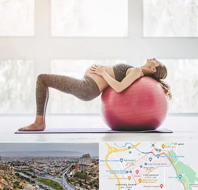 کلاس ورزش بارداری در معالی آباد شیراز