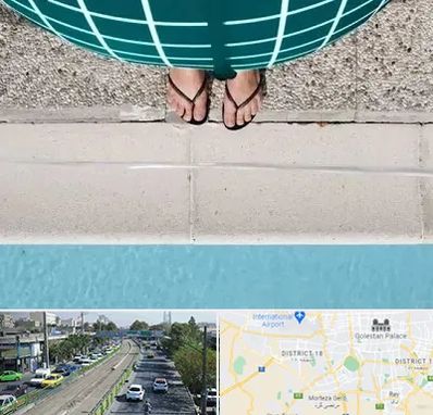 شنا بارداری در جنوب تهران