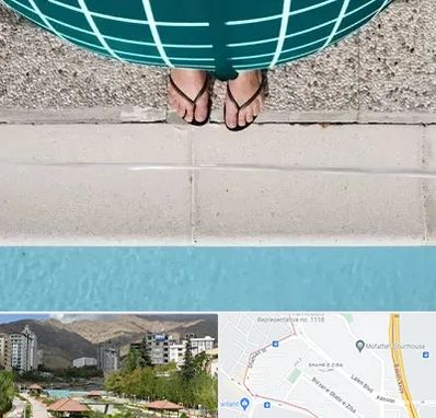 شنا بارداری در شهر زیبا